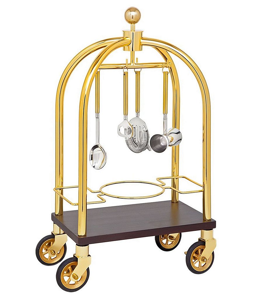 Godinger Luggage Bar Cart