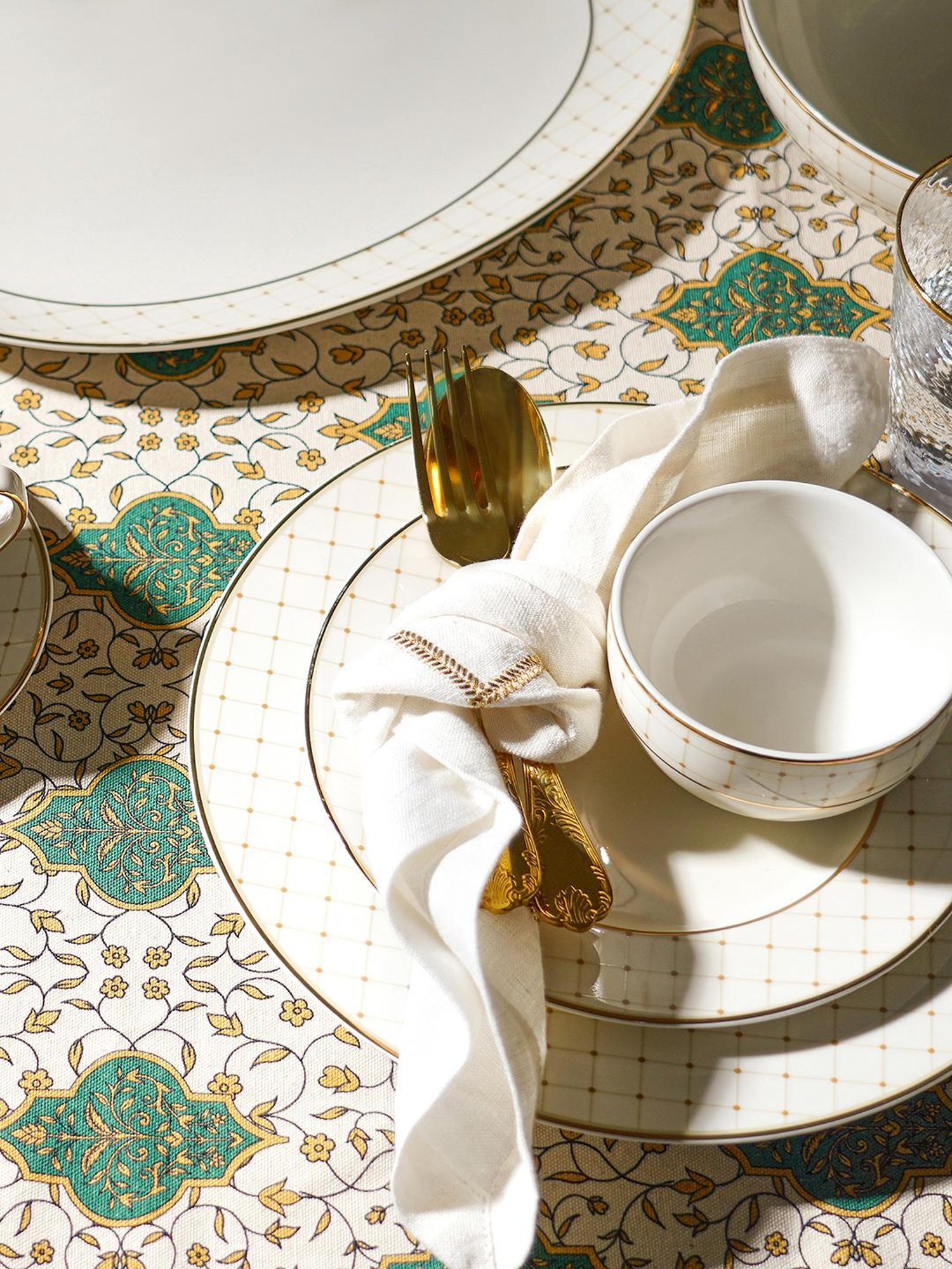 Pure Home and Living Beige Cotton Solid Table Napkins