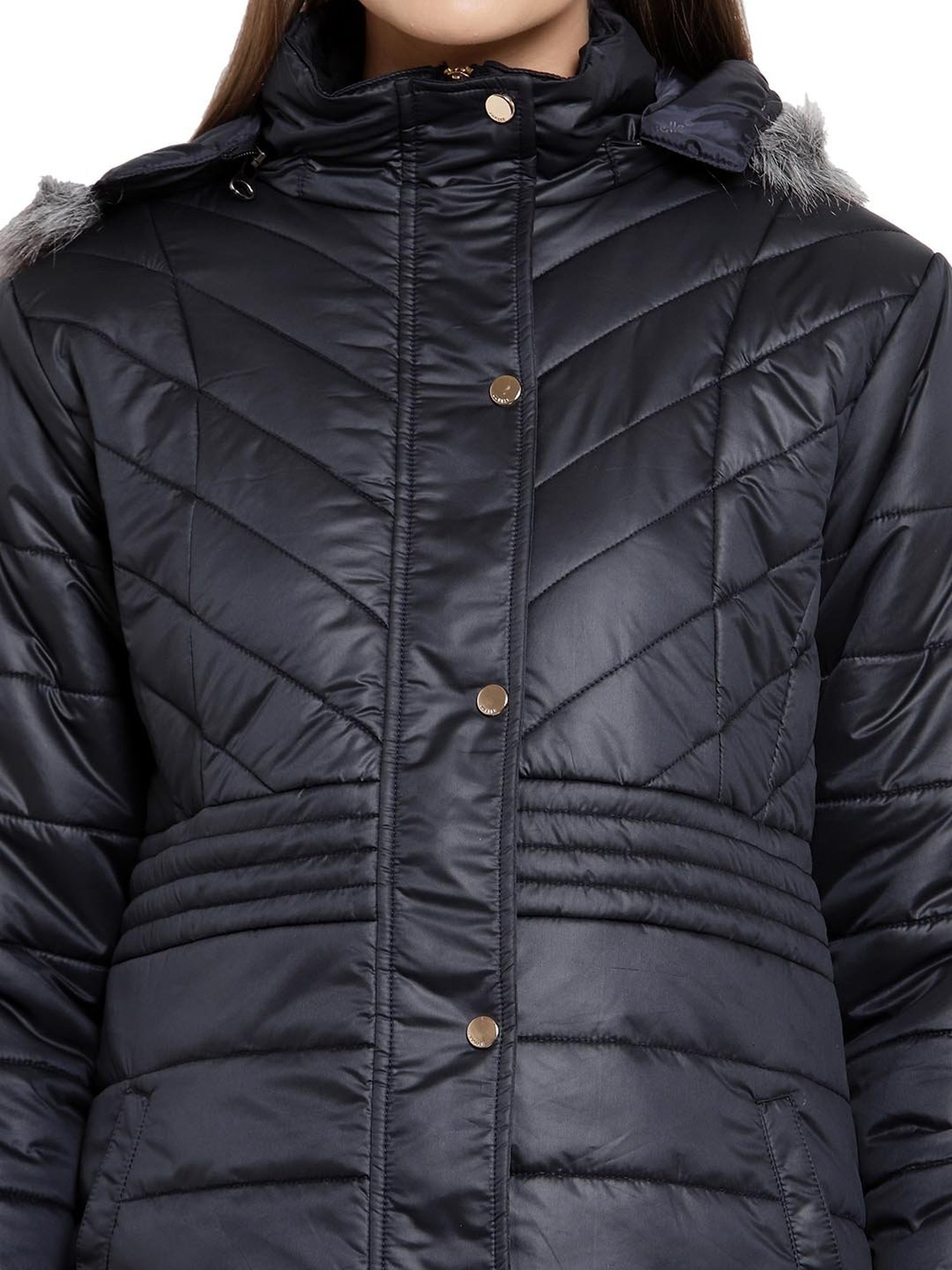 Juelle Black Full Sleeves Jacket