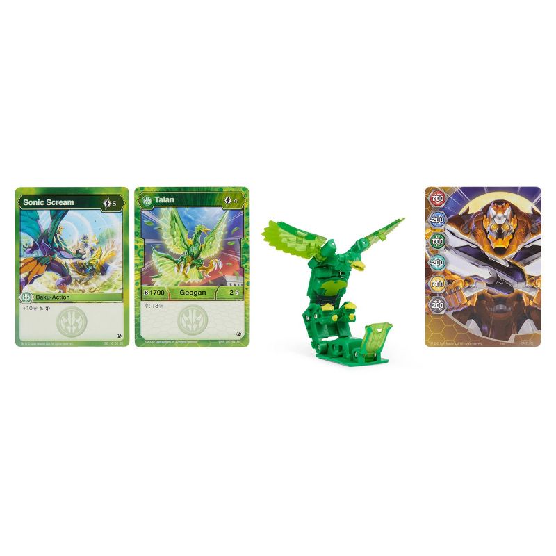 Bakugan Geogan Talan Collectible Action Figure and Trading Cards