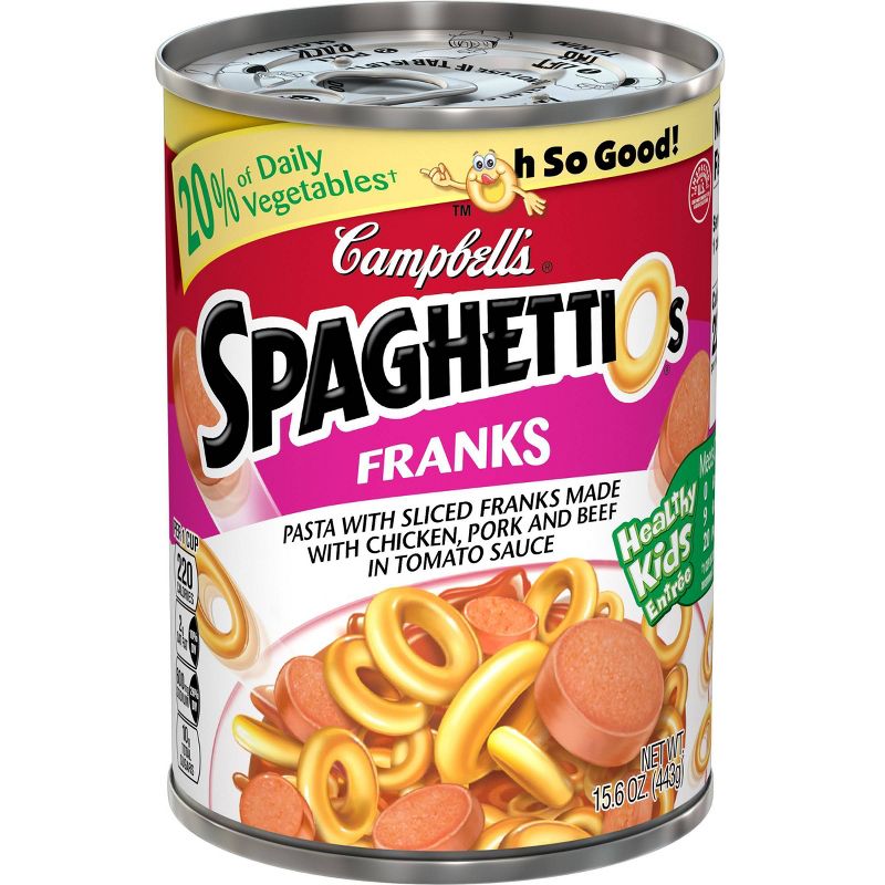 Campbell's SpaghettiOs with Franks 15.6oz