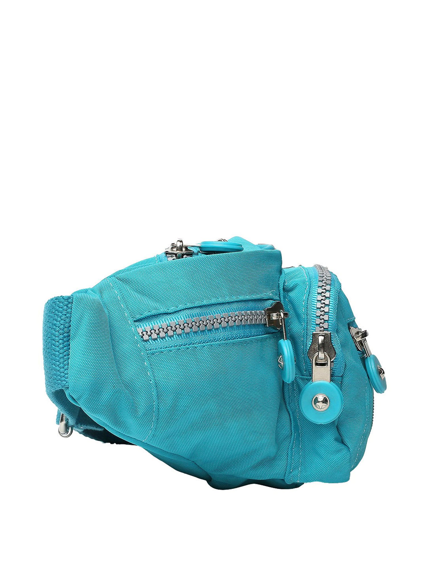 Baomi Blue Solid Waist Pouch