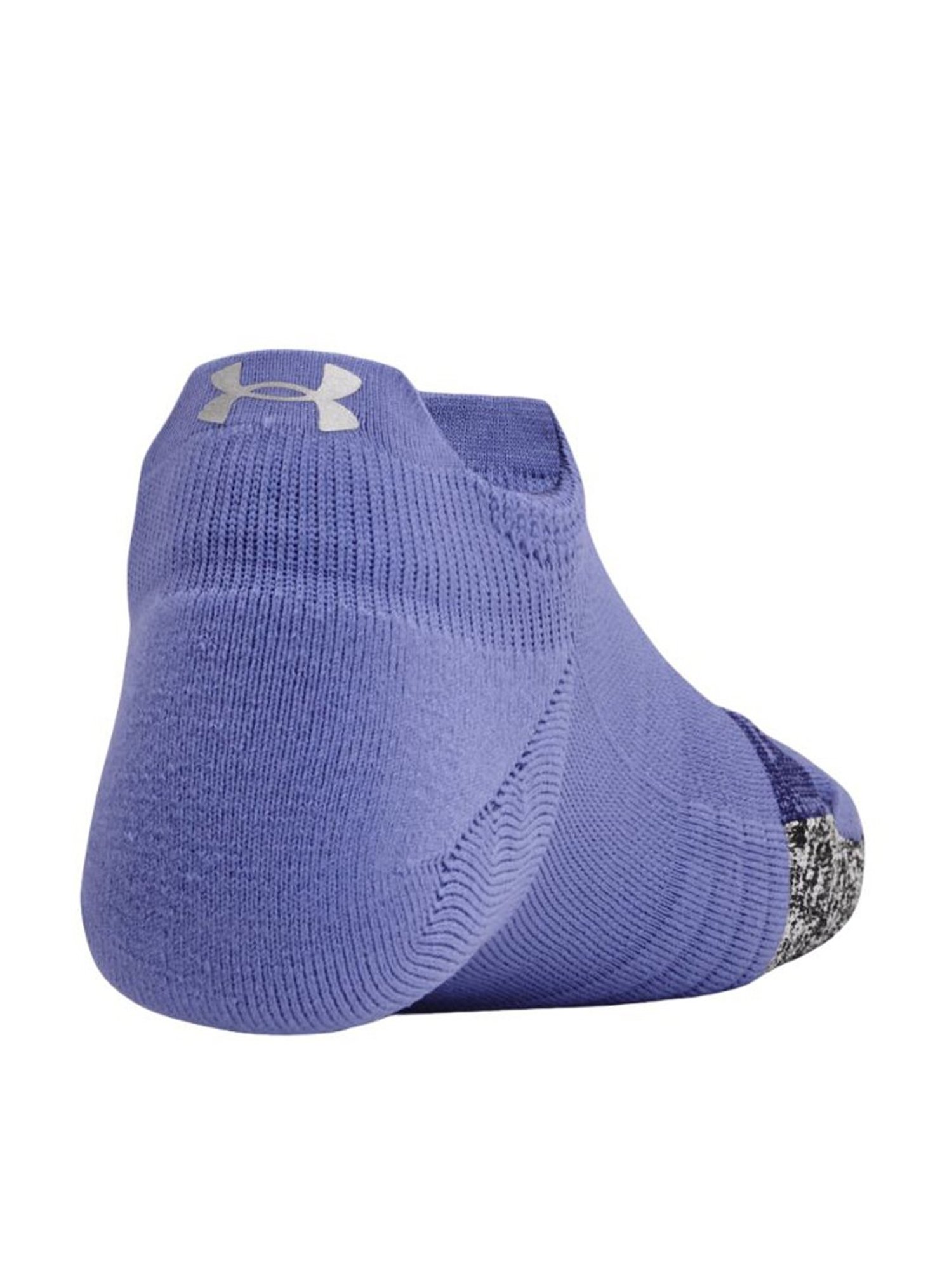 Under Armour Breathe 2 No Show Blue Polyester Medium Socks