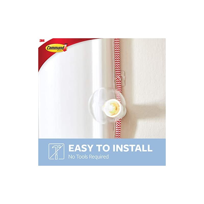 Mini Holiday Light Hooks, Great for Holiday Lights, 40 Clips, 48 Strips, Value Pack - 4 Pack