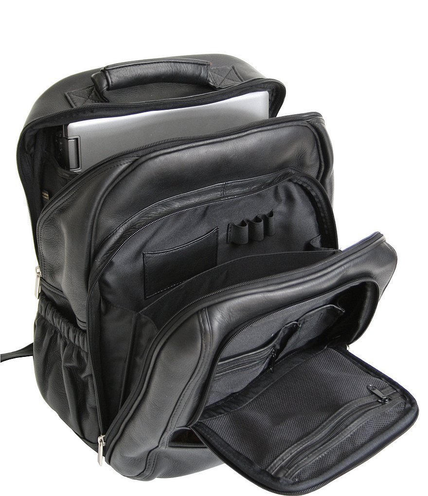 ROYCE New York Leather Deluxe Laptop Backpack