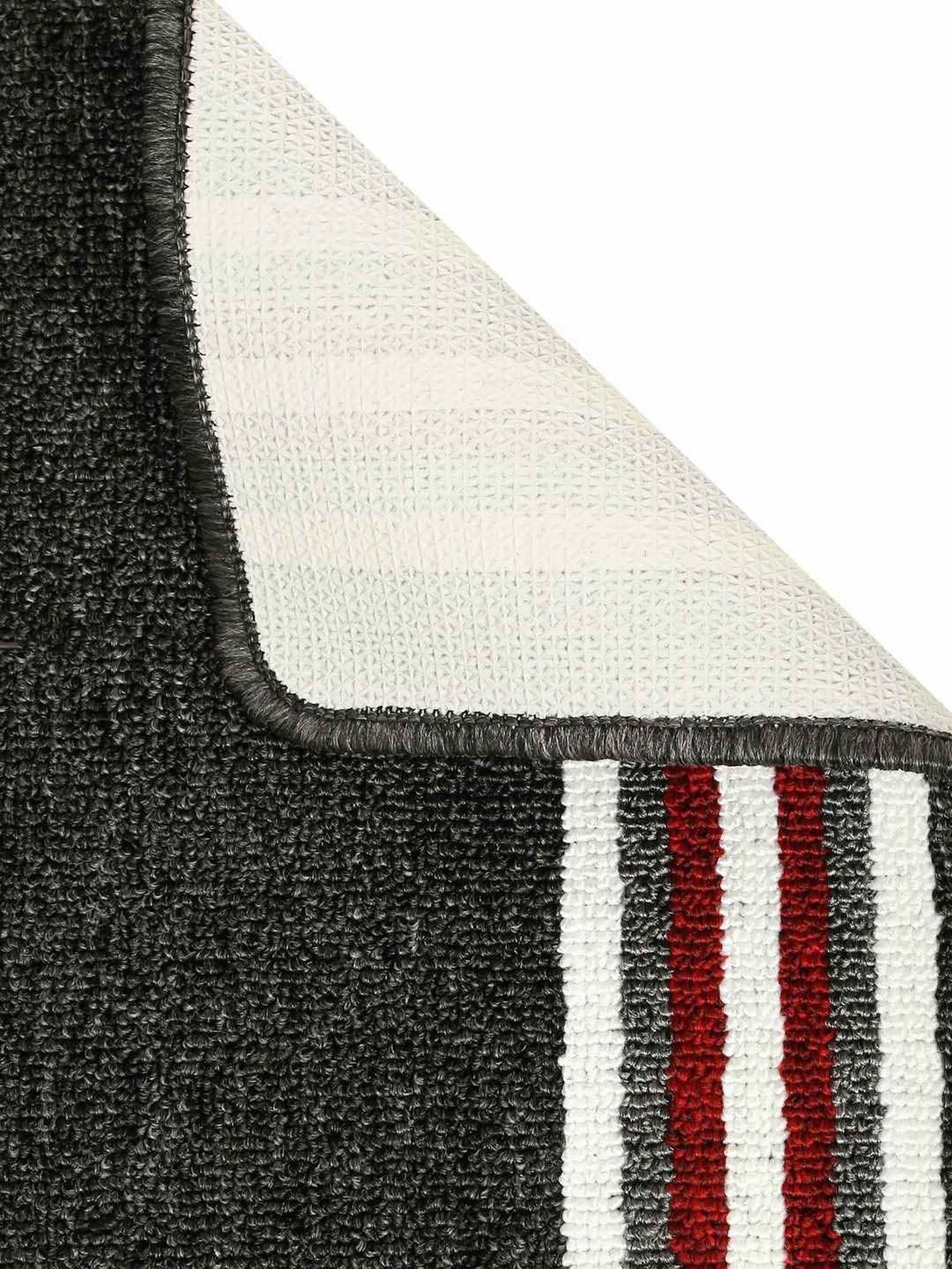 Saral Home Black Jute 1791 GSM Door Mat - Set of 1