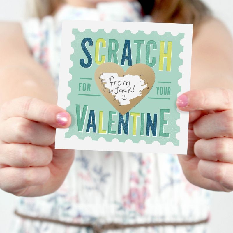 Scratch-Off Valentines Card Mint