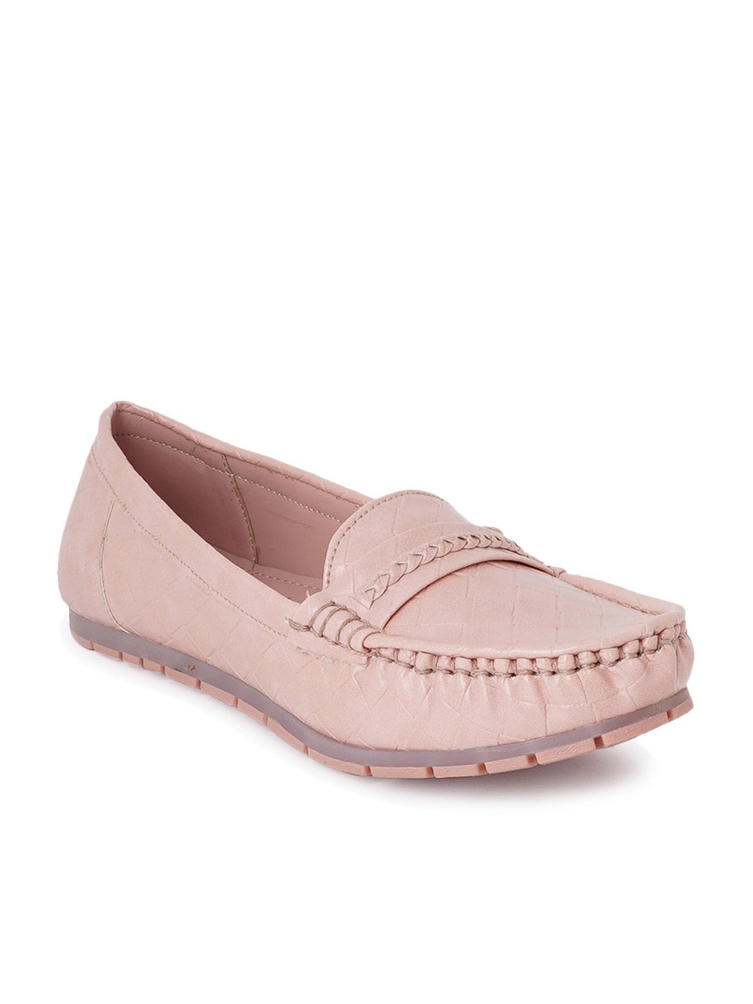 Scentra Women's Pink Casual Loafers