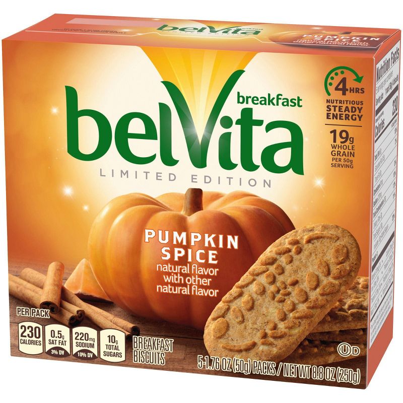 belVita Limited Edition Pumpkin Spice Breakfast Biscuits - 5ct