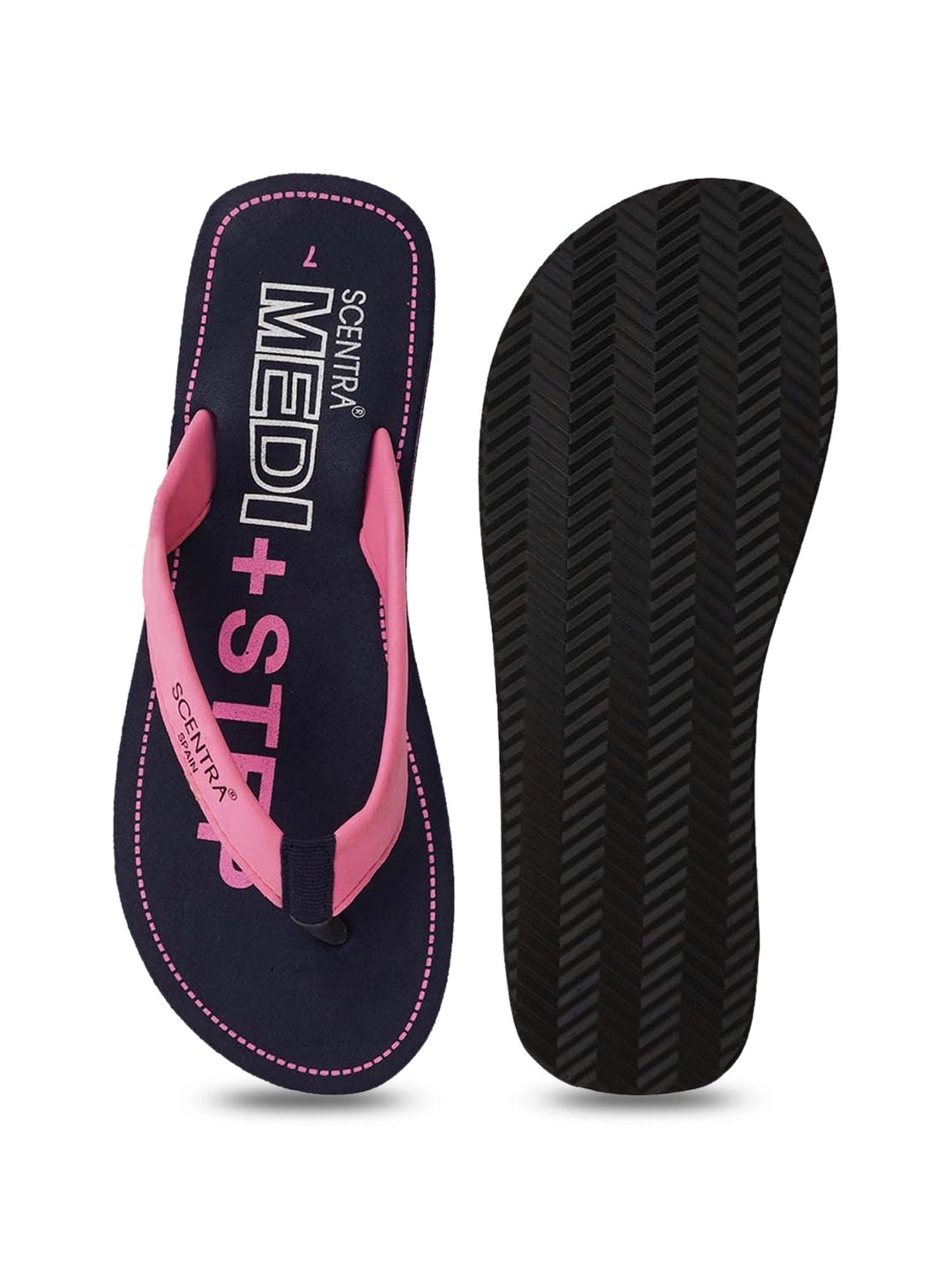 Scentra Women's Pink Flip Flops