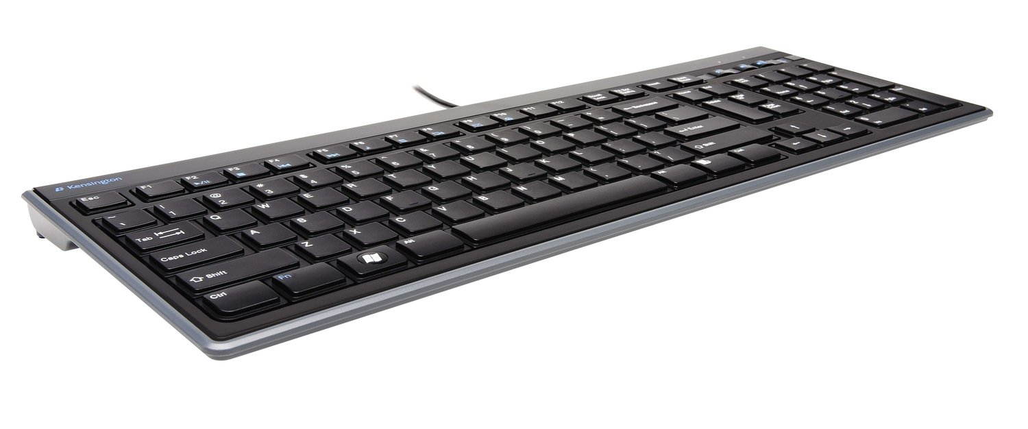 Kensington Slim Type Wired Keyboard (K72357USA)