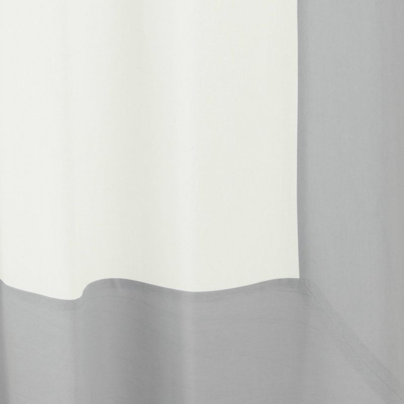 Palmer Shower Curtain Gray/White - Allure Home Creations