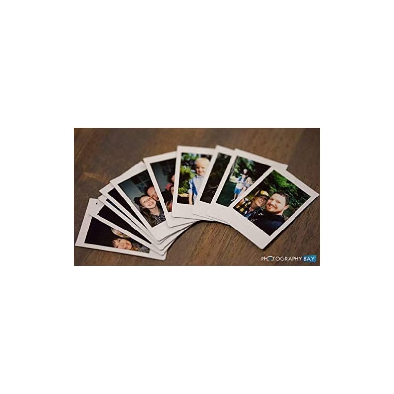 INSTAX Mini Instant Film 4 Pack 40 Sheets (White) for  Mini 8 & Mini 9 Cameras + Quality Photo Microfiber Cloth