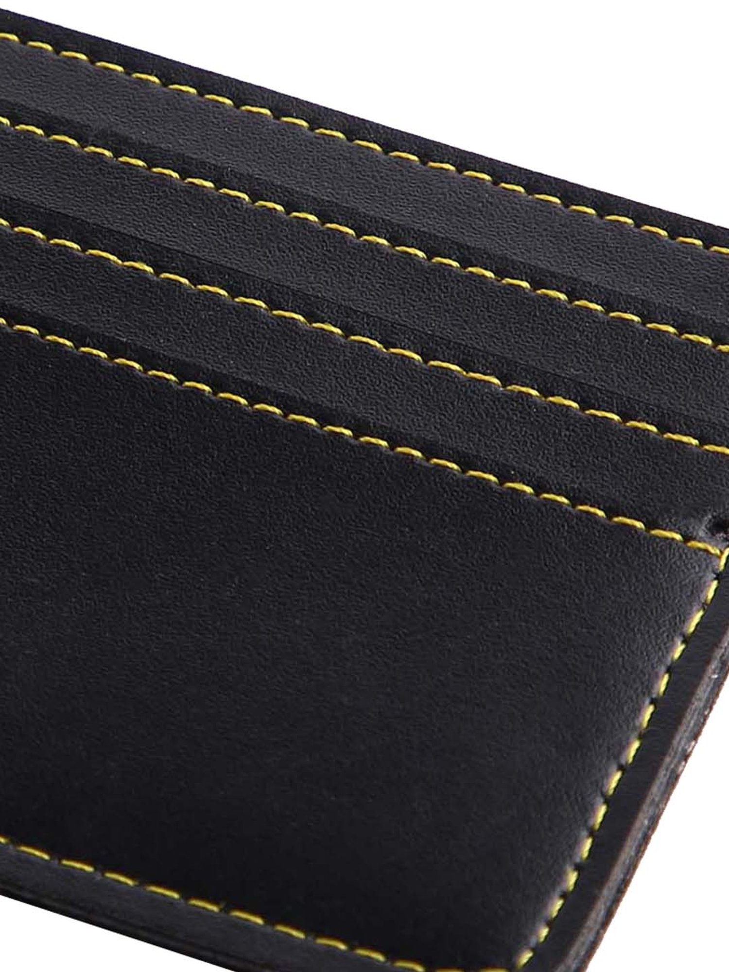 Crusset Black Solid Wallet