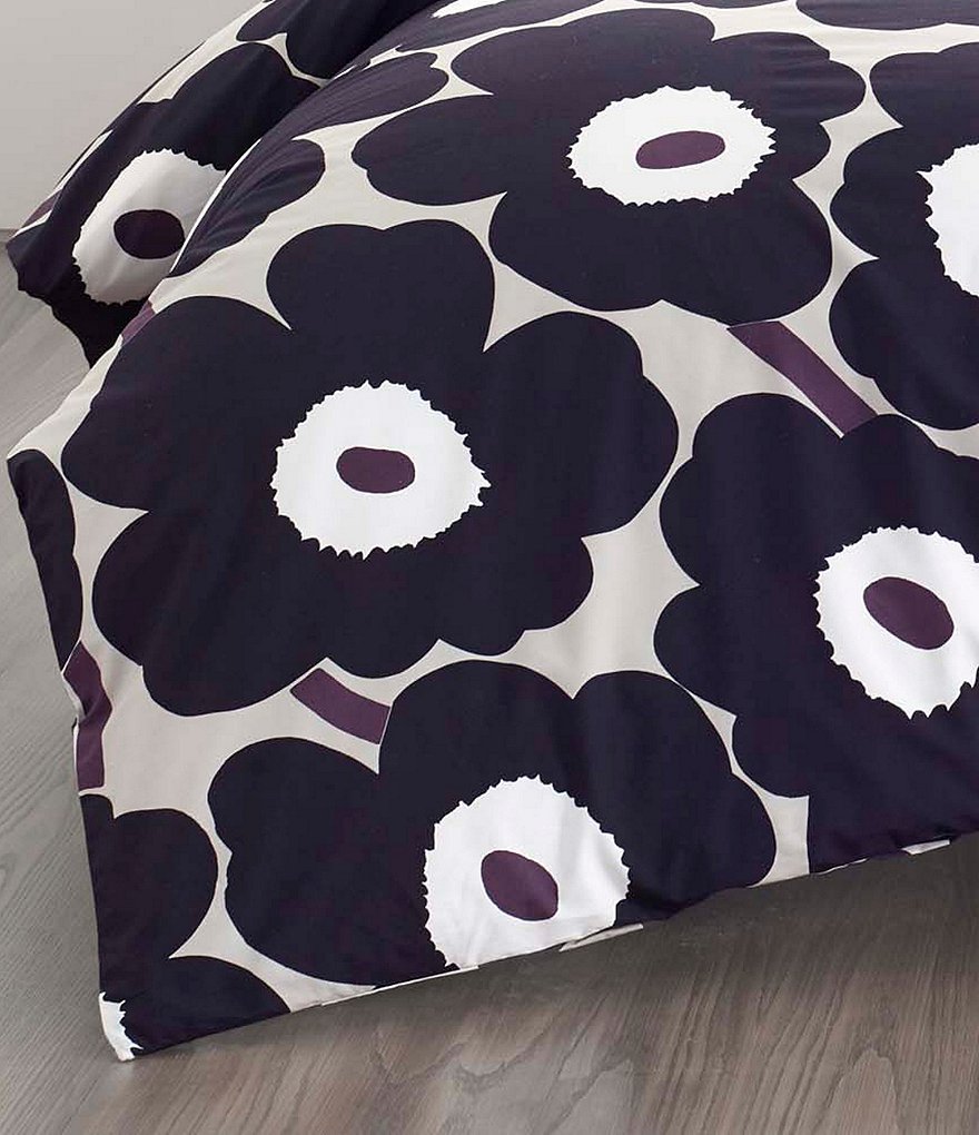 Marimekko Unikko Dark Floral Duvet Cover Mini Set