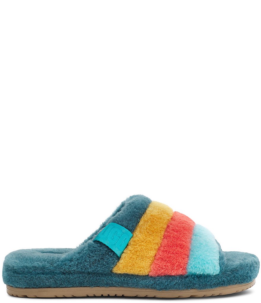 UGG&reg; Men's Scuff Logo Suede Slippers