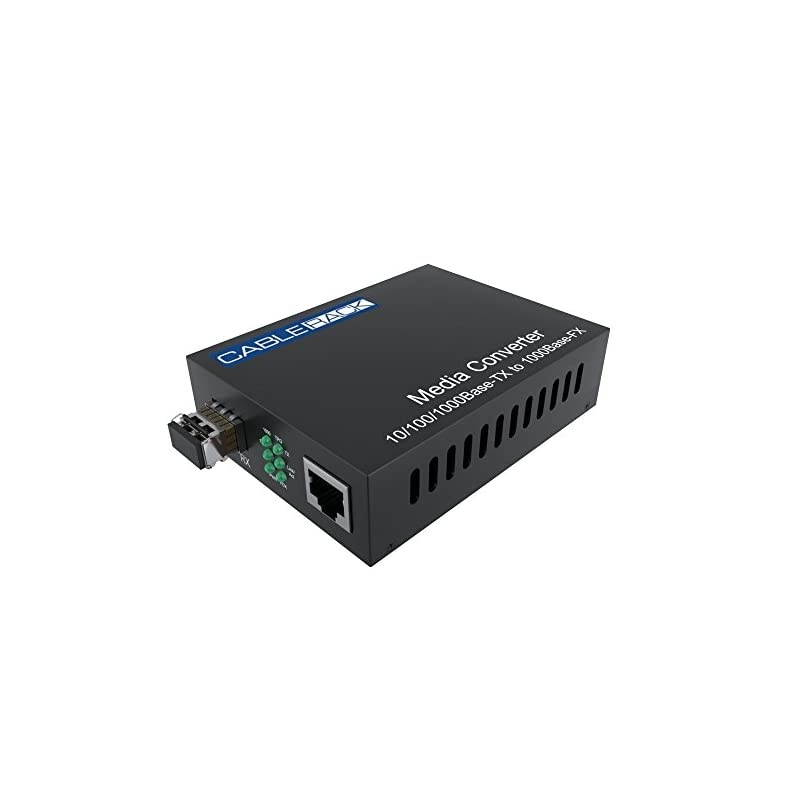 Gigabit Media Converter LC MultiMode Fiber Media Converter up to 550m 101001000BaseTx to 1000BaseSX SX Transceiver Included by