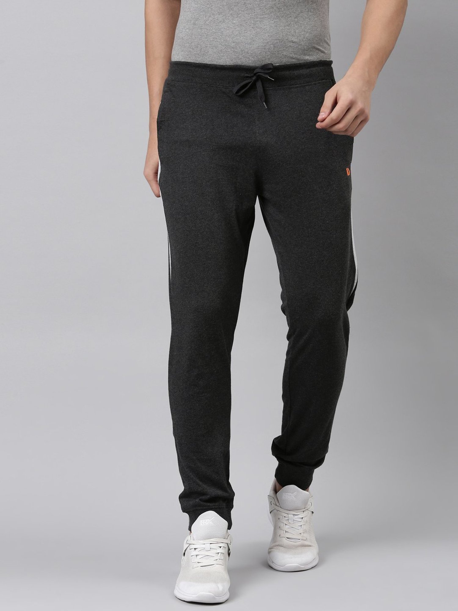 Dixcy Scott Originals Black Cotton Regular Fit Joggers