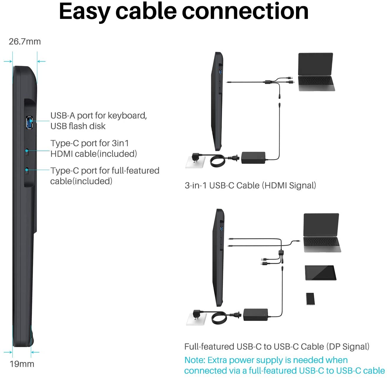 2020 HUION KAMVAS 22 Plus Graphics Drawing Tablet with Full-Laminated QD LCD Screen 140% s RGB Android Support Battery-Free Stylus 8192 Pen Pressure Tilt Adjustable Stand - 21.5inch