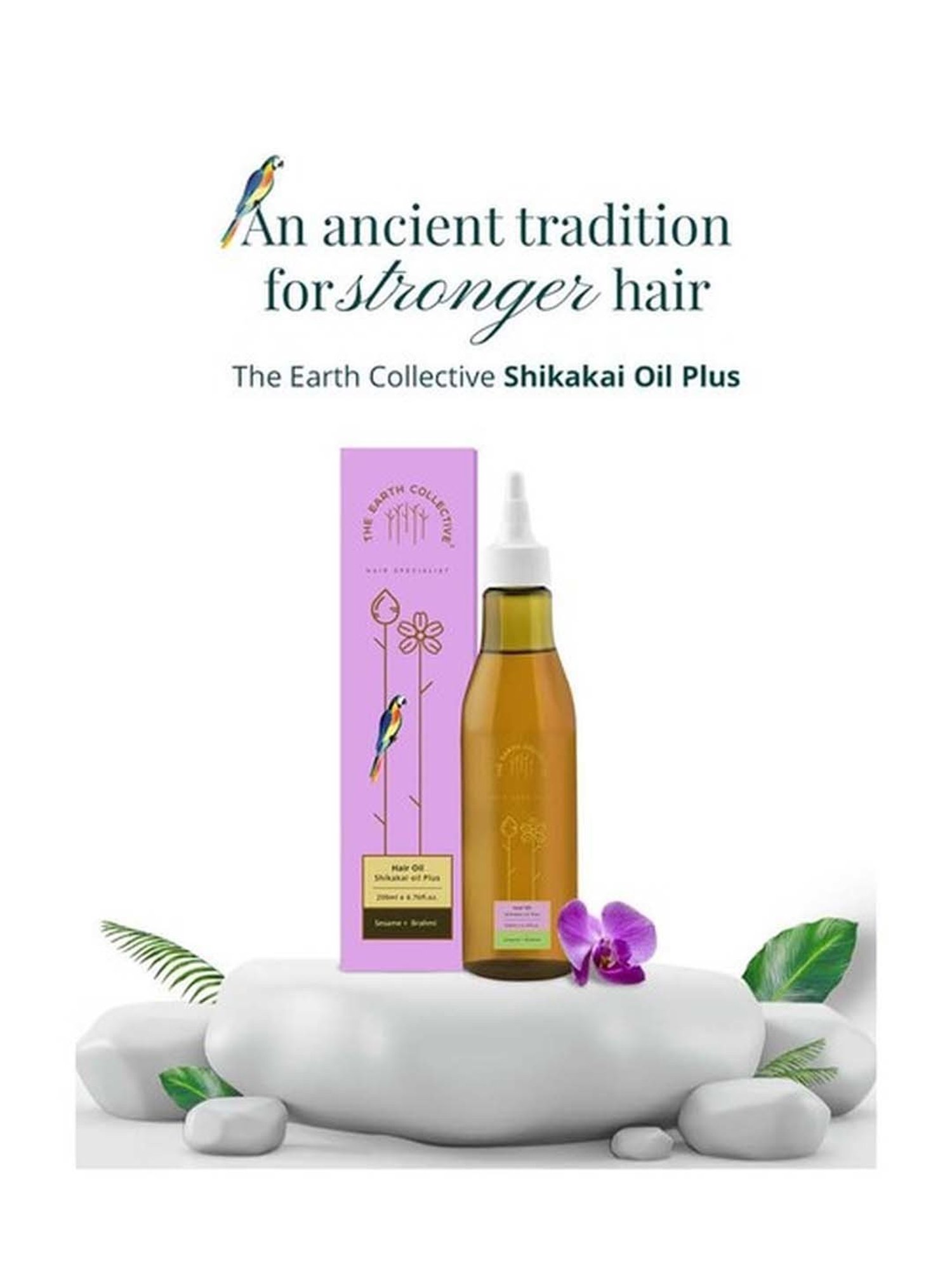 The Earth Collective Shikakai Oil Plus Hair Oil - 200 ml