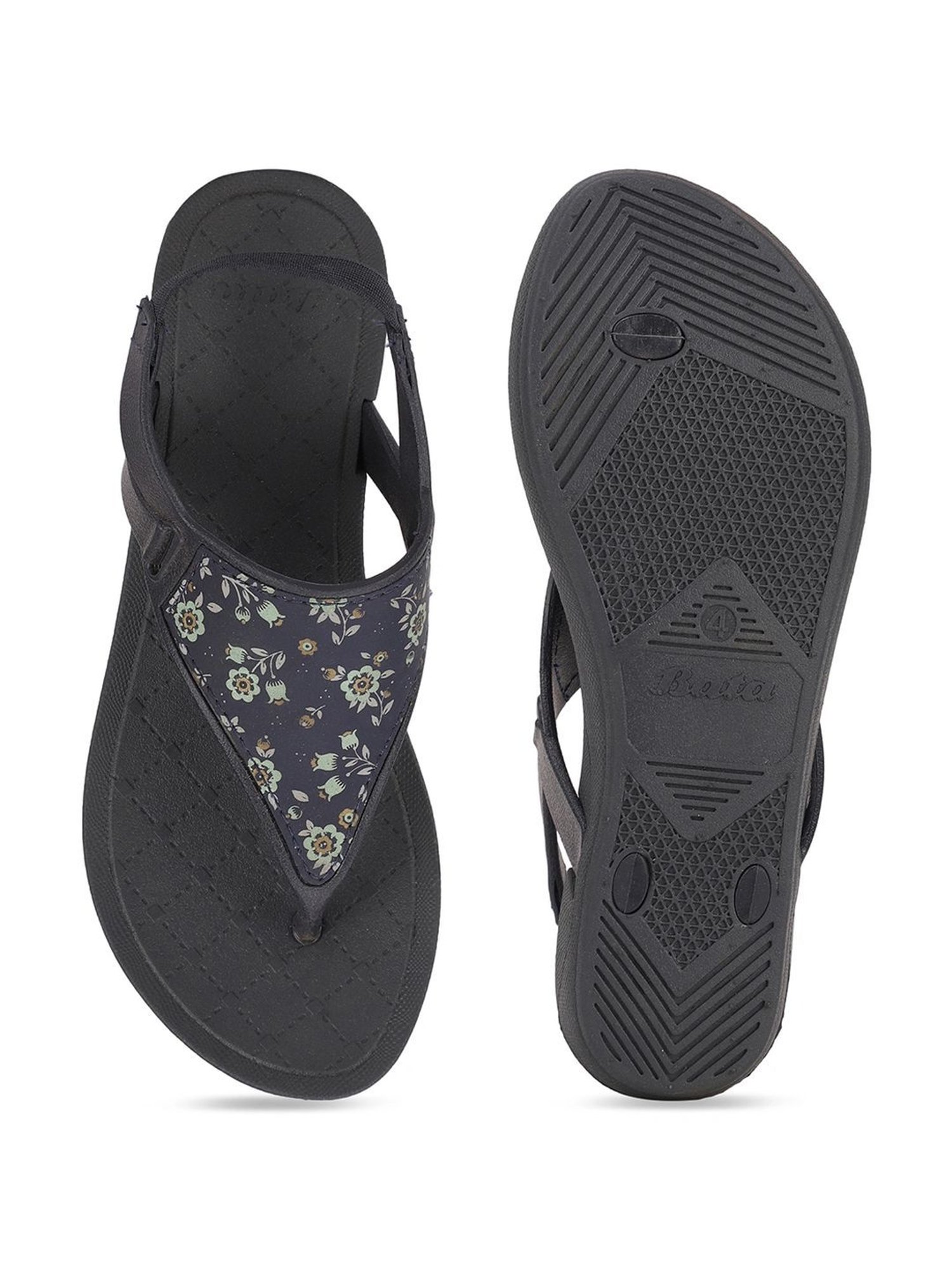 Bata Women's DIANA Navy Sling Back Wedges