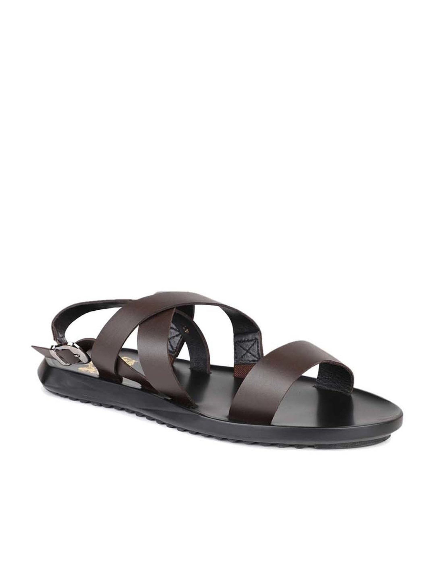Atesber by Inc.5 Men's Brown Back Strap Sandals