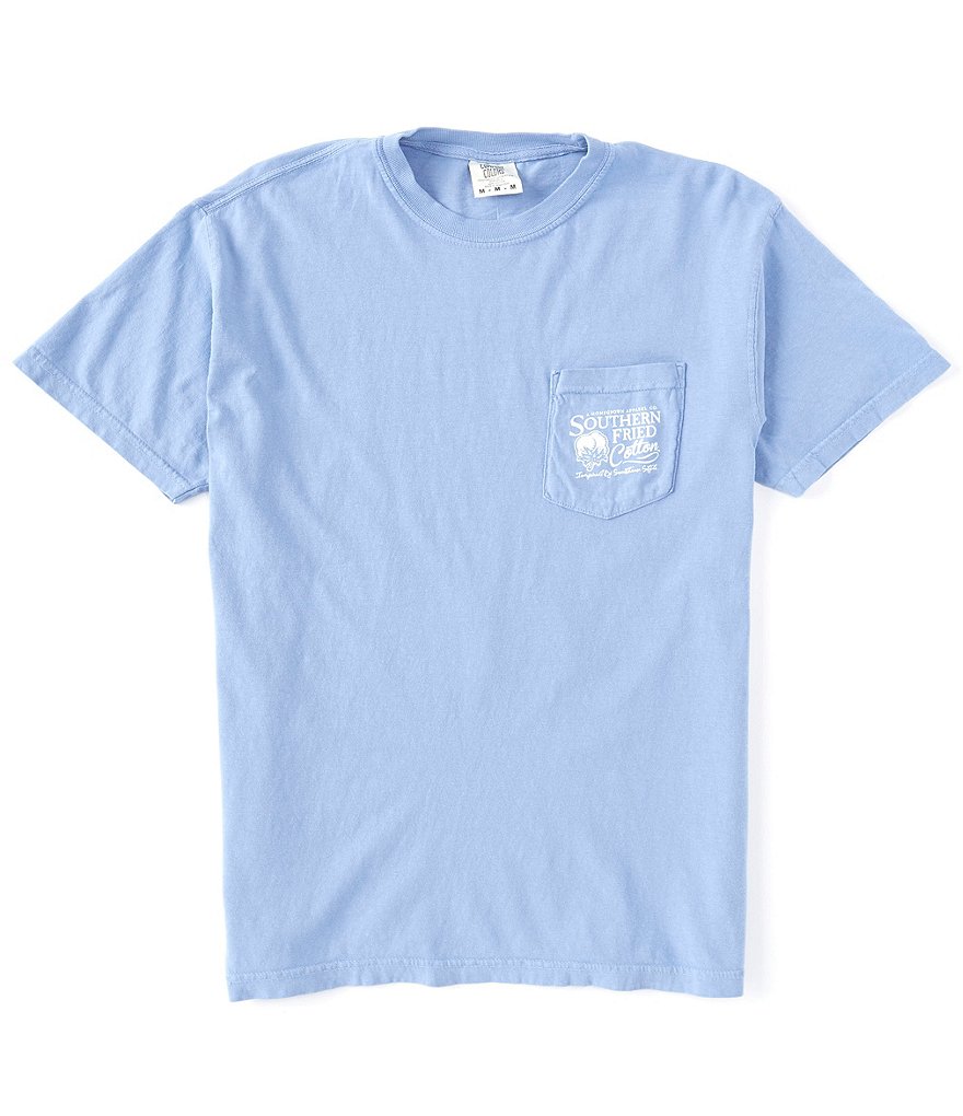 Southern Fried Cotton Men's Timber Short-Sleeve Pocket Graphic Tee
