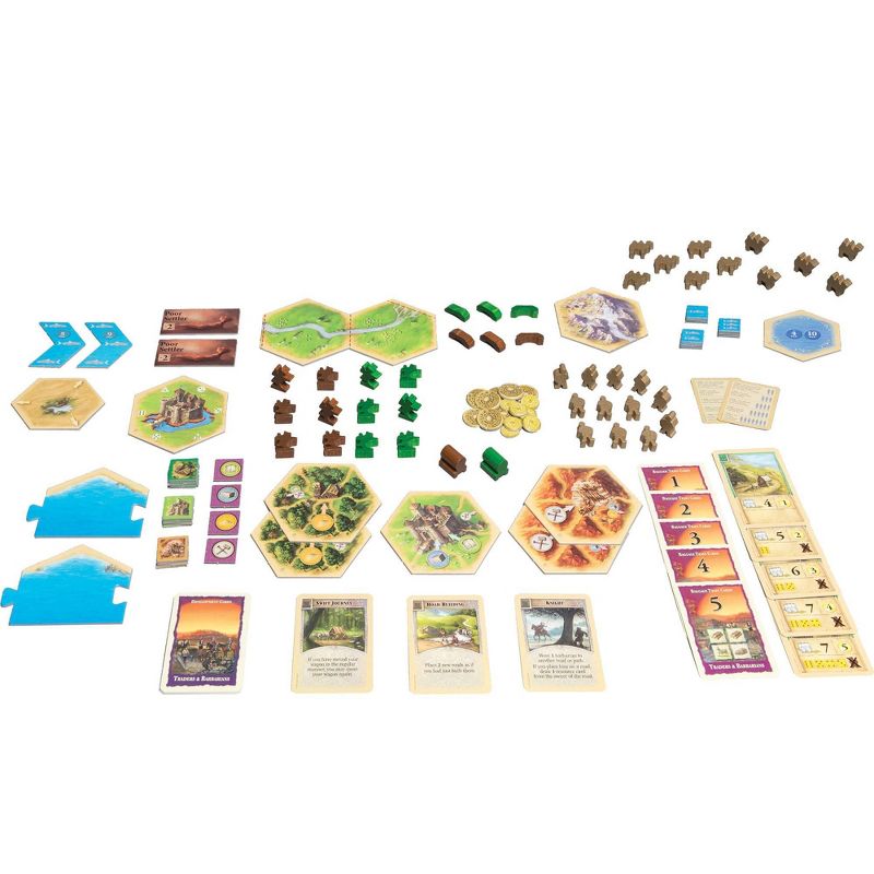 Catan Strategy Board Game Traders & Barbarians 5-6 Player Fifth Edition Expansion Pack