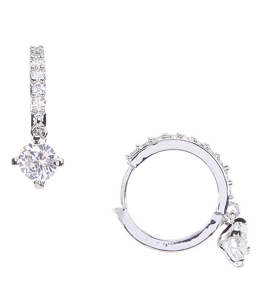 Cezanne Drop Hoop Earrings