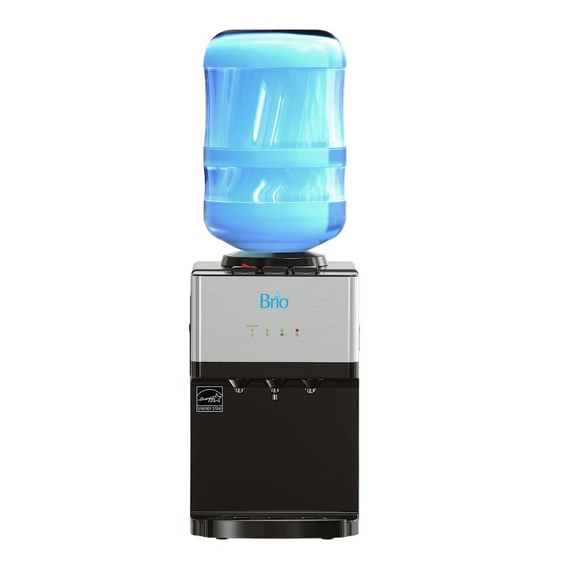 Brio Limited Edition Top Loading Countertop Water Cooler Dispenser with 3 Temperature Settings