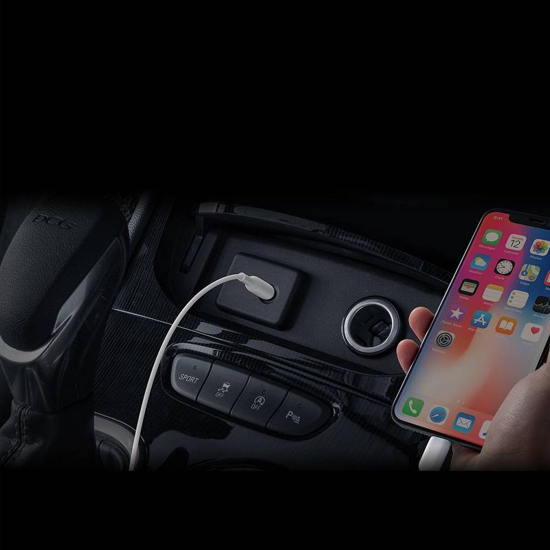 Anker 3' PowerLine Lightning to 3.5mm Audio Aux Adapter - White