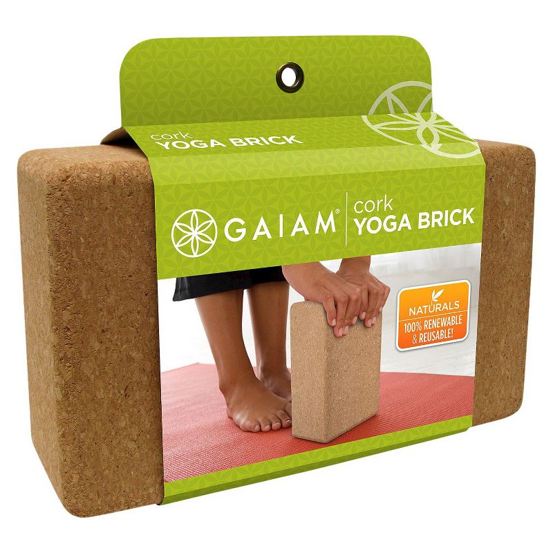 Gaiam Cork Yoga Brick