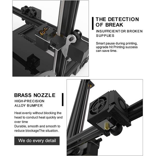 Greatlizard M18Pro 3.5 Inch Touch Screen Desktop 3D Printer Aluminum Heated Bed Auto Feeding Auto-leveling 3D Printer