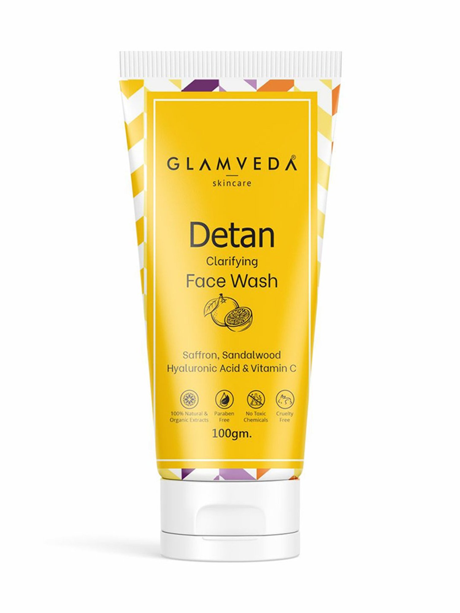 Glamveda Detan Face Wash - 100 gm