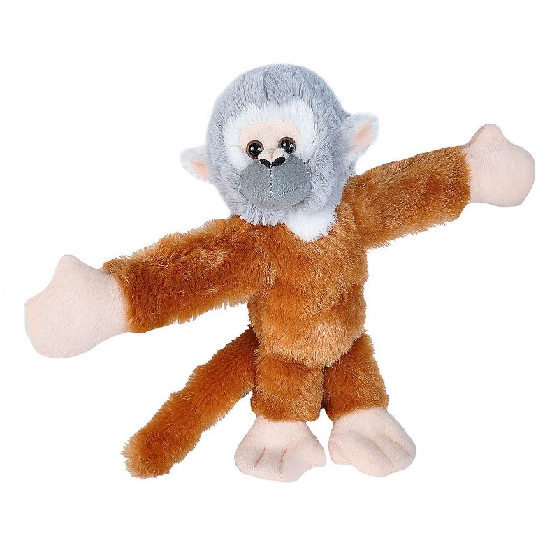 Wild Republic Huggers Plush Giraffe, Monkey, and Tiger