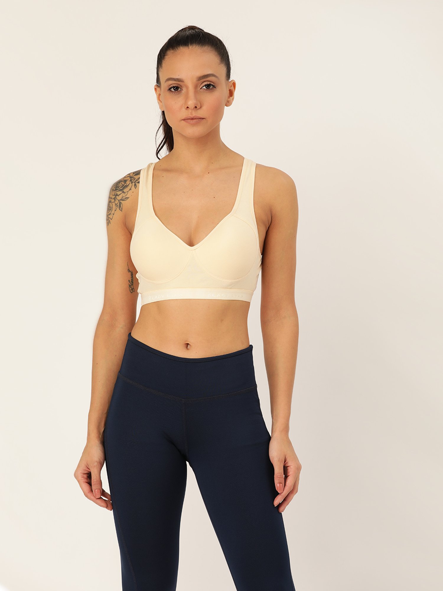 Lady Lyka Skin Non Wired Padded Sports Bra