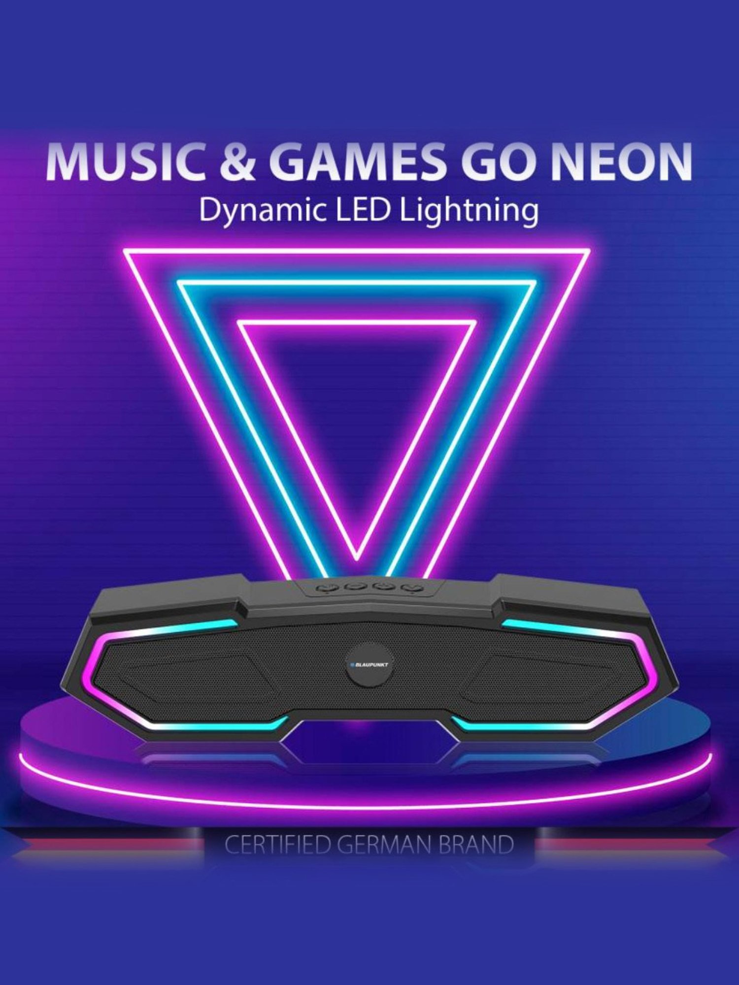 Portronics Decibel 24 | 10W Bluetooth Soundbar Speaker With In Built Mic (Black)