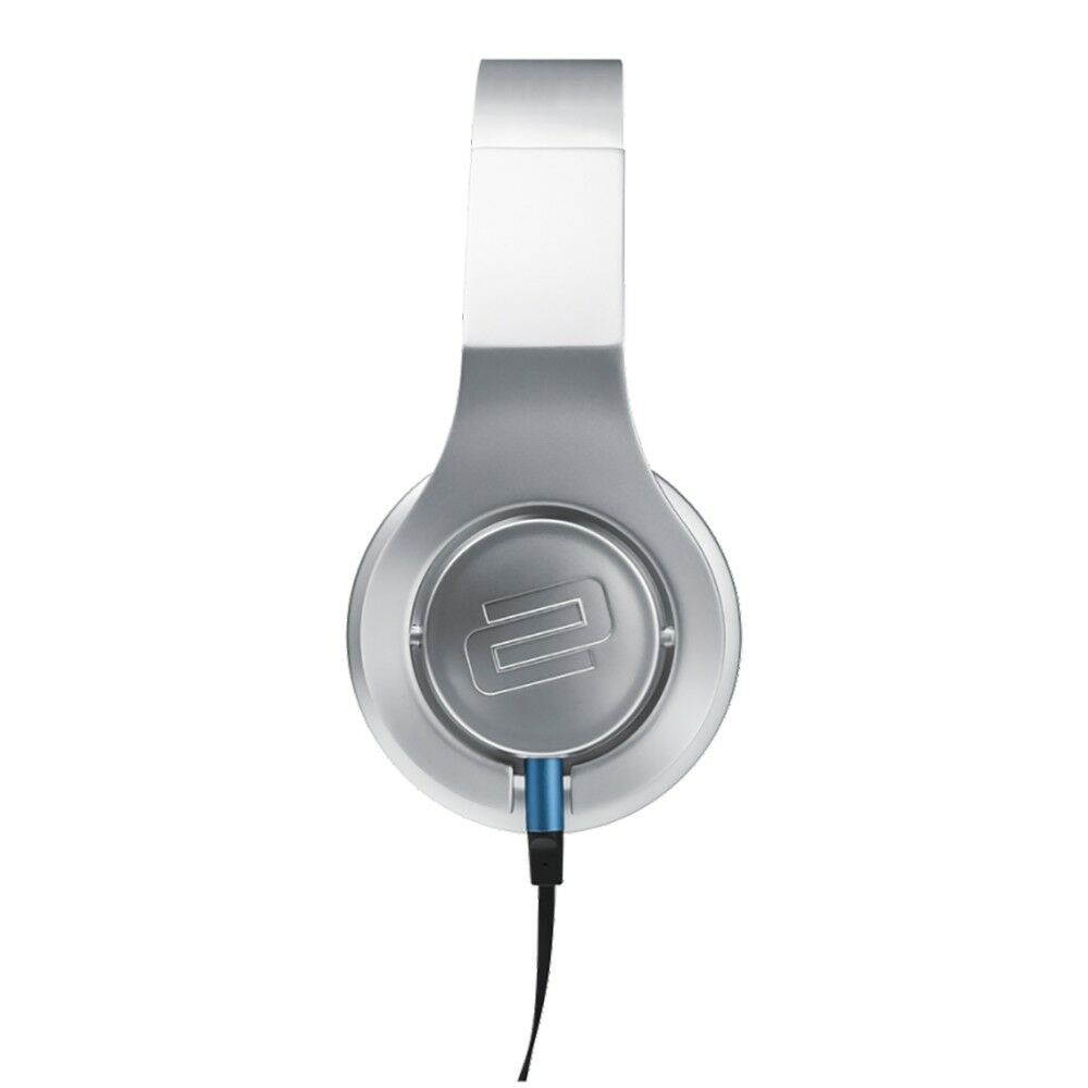 Reloop RHP-30 Pro Closed Lightweight DJ Headphones SILVER w/ Detachable Cables