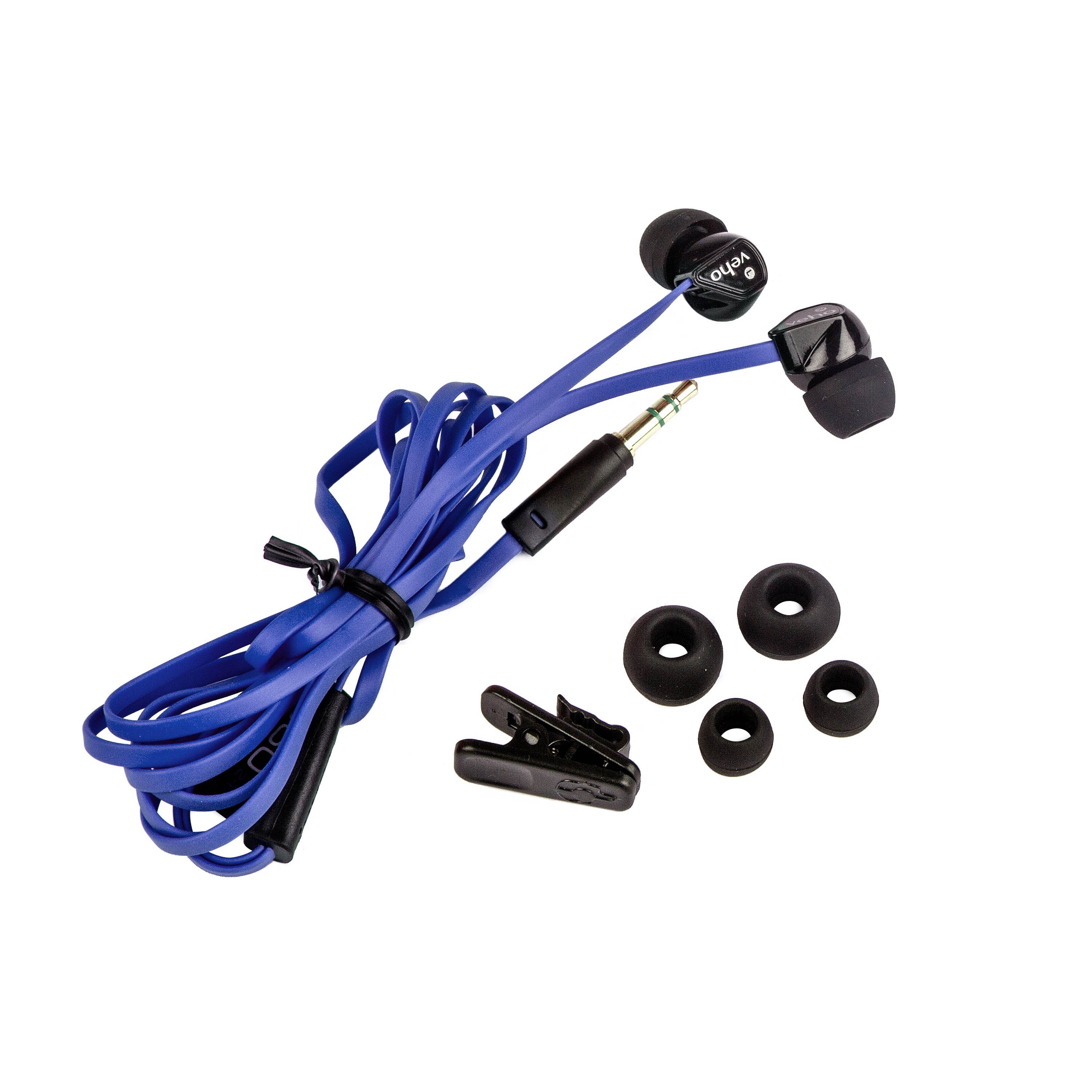 Veho Z-1 In-Ear Noise Isolating Headphones (Blue)