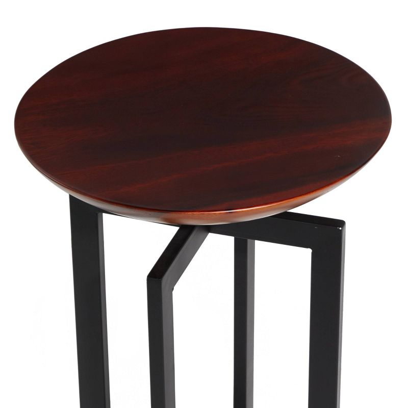 Contemporary Wood Accent Table Brown - Venus Williams Collection