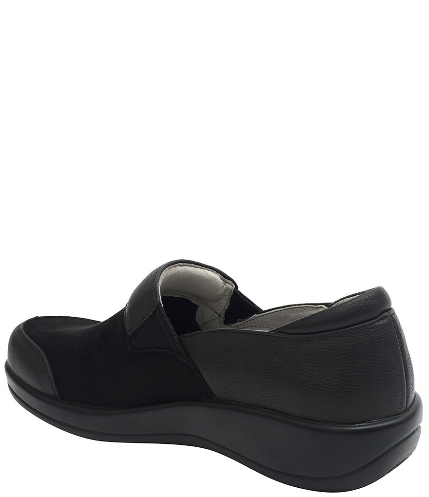 Alegria Keli Leather And Dream Fit Knit Clogs