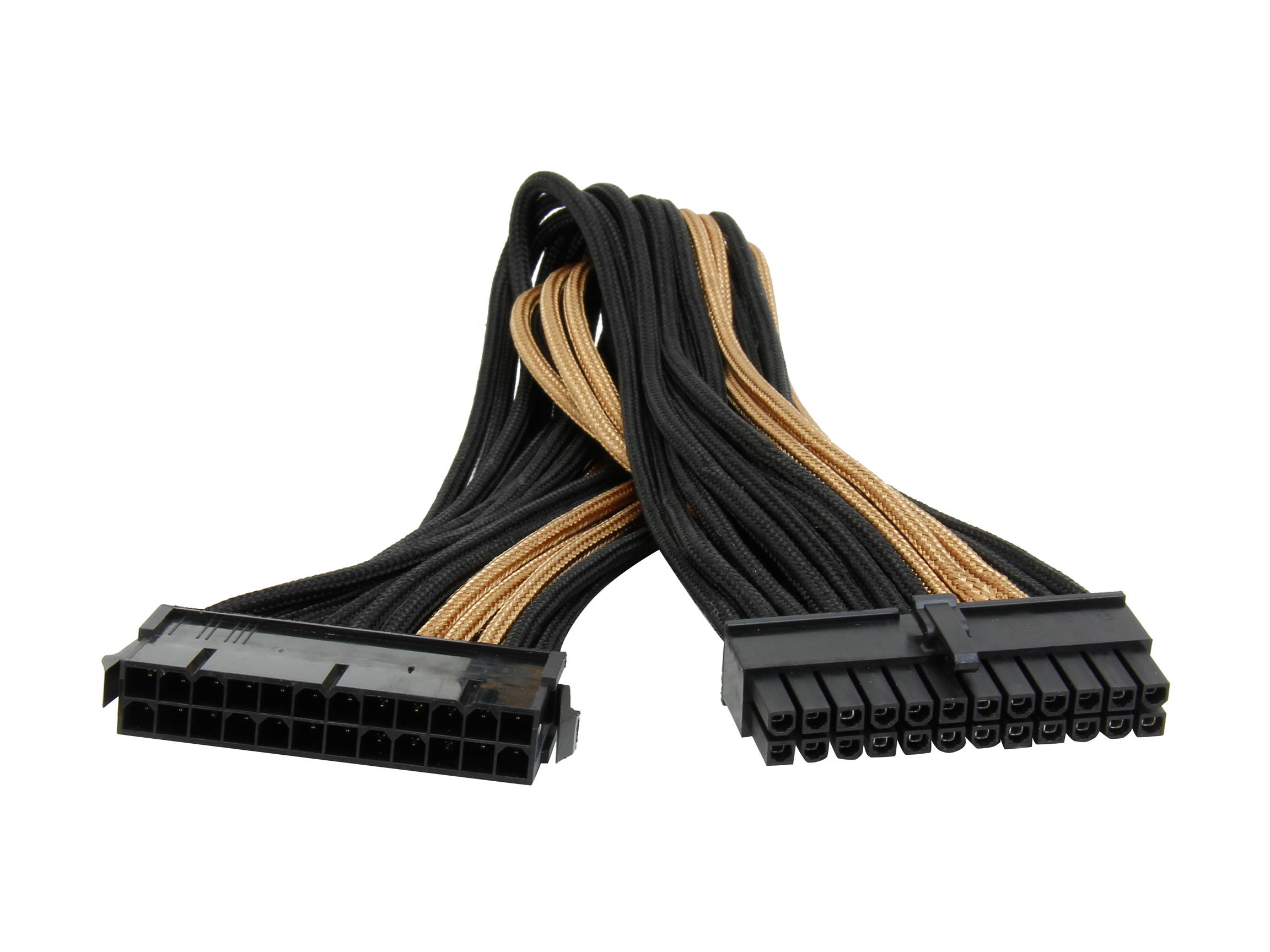 Silverstone PP07-MBBR Motherboard 24pin Connector Sleeved Extension Power Supply Cable