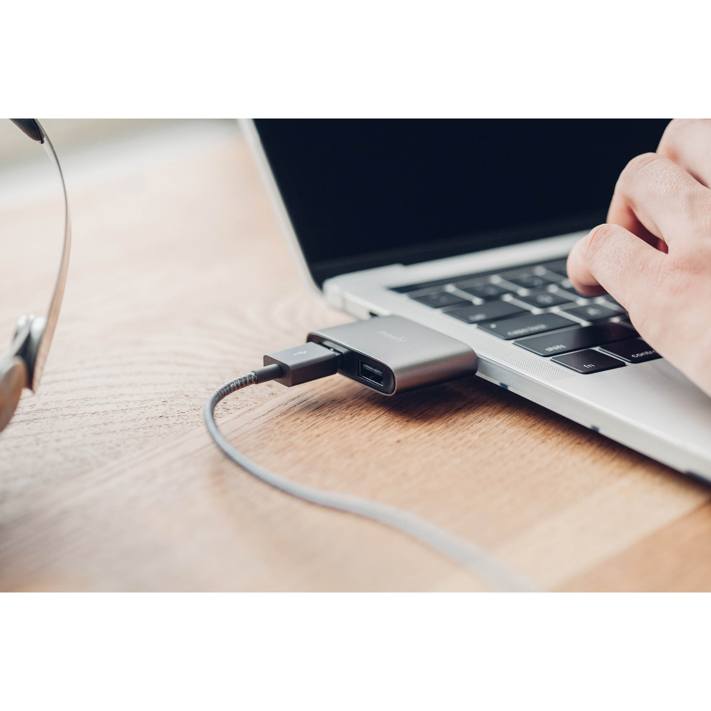 Moshi USB-C to Dual USB-A Adapter