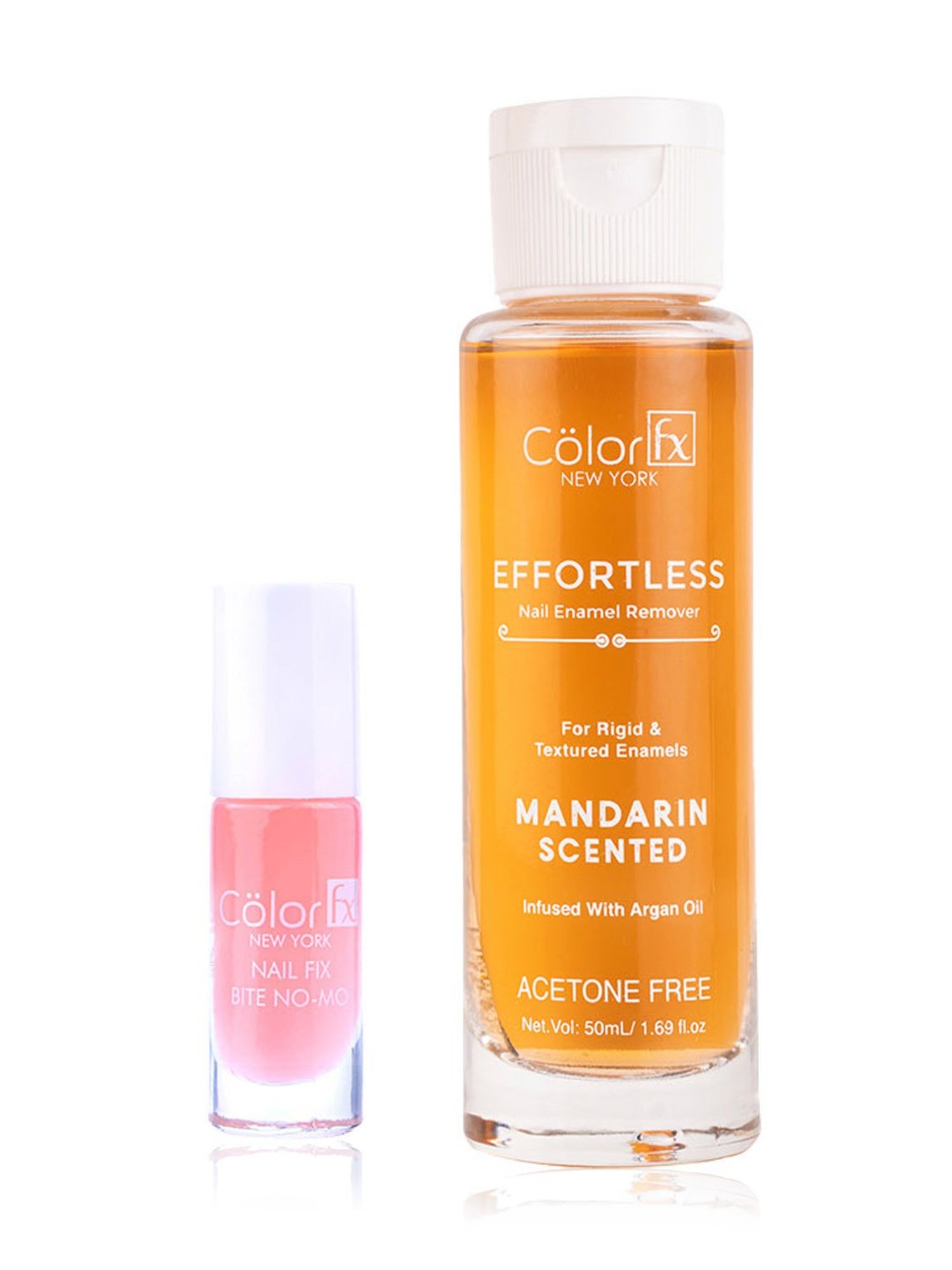 Color Fx Nail Fix Cure-In Mask, Moisturizer, Nail Enamel Remover & Nail Buffer Combo, Pack of 4