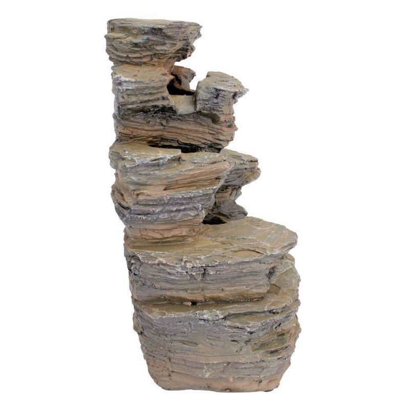 Devil's Thumb Falls Illuminated Garden Fountain - Acorn Hollow