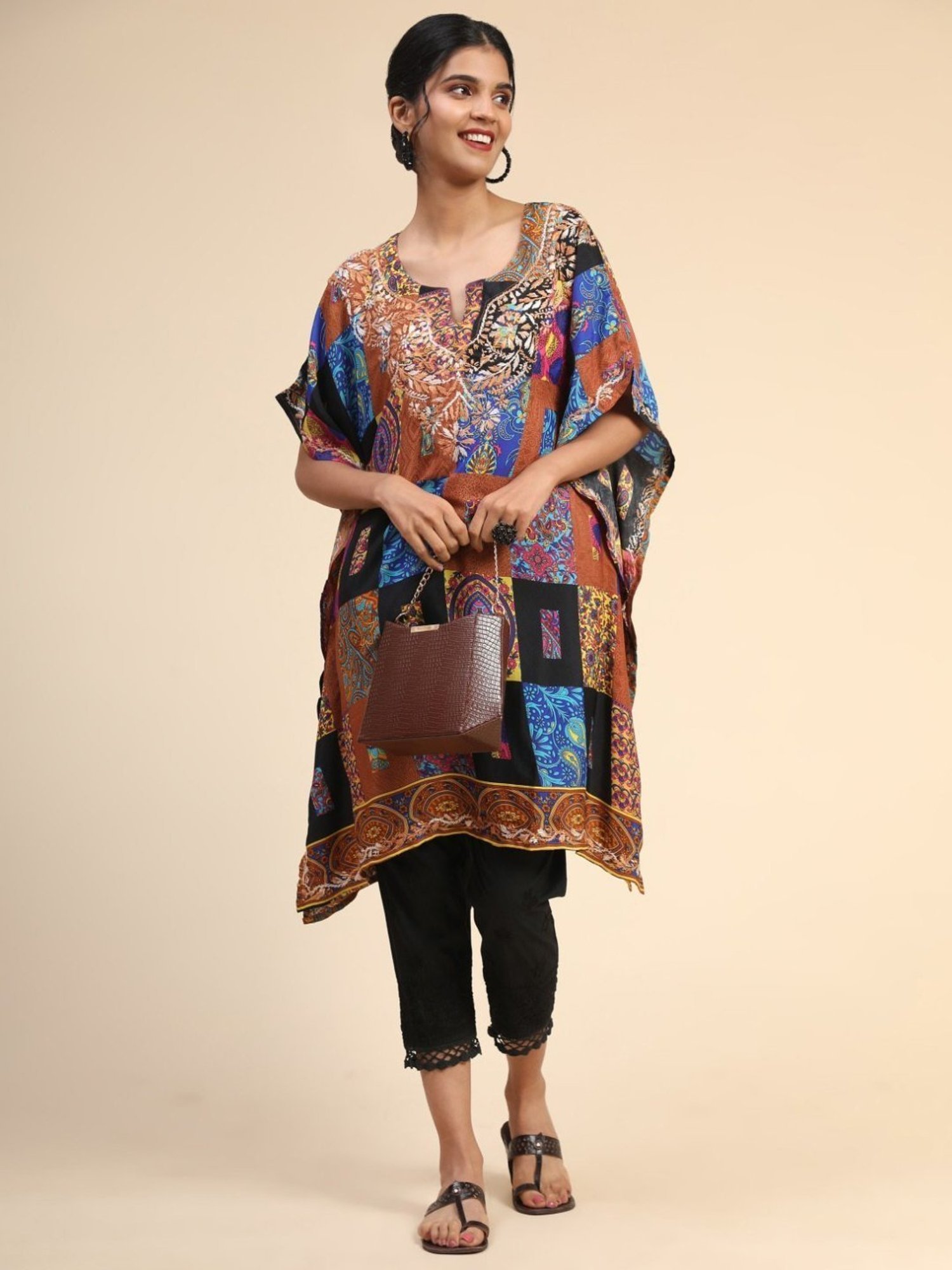 House Of Kari HOK Chikankari Cotton Pant Trouser Black