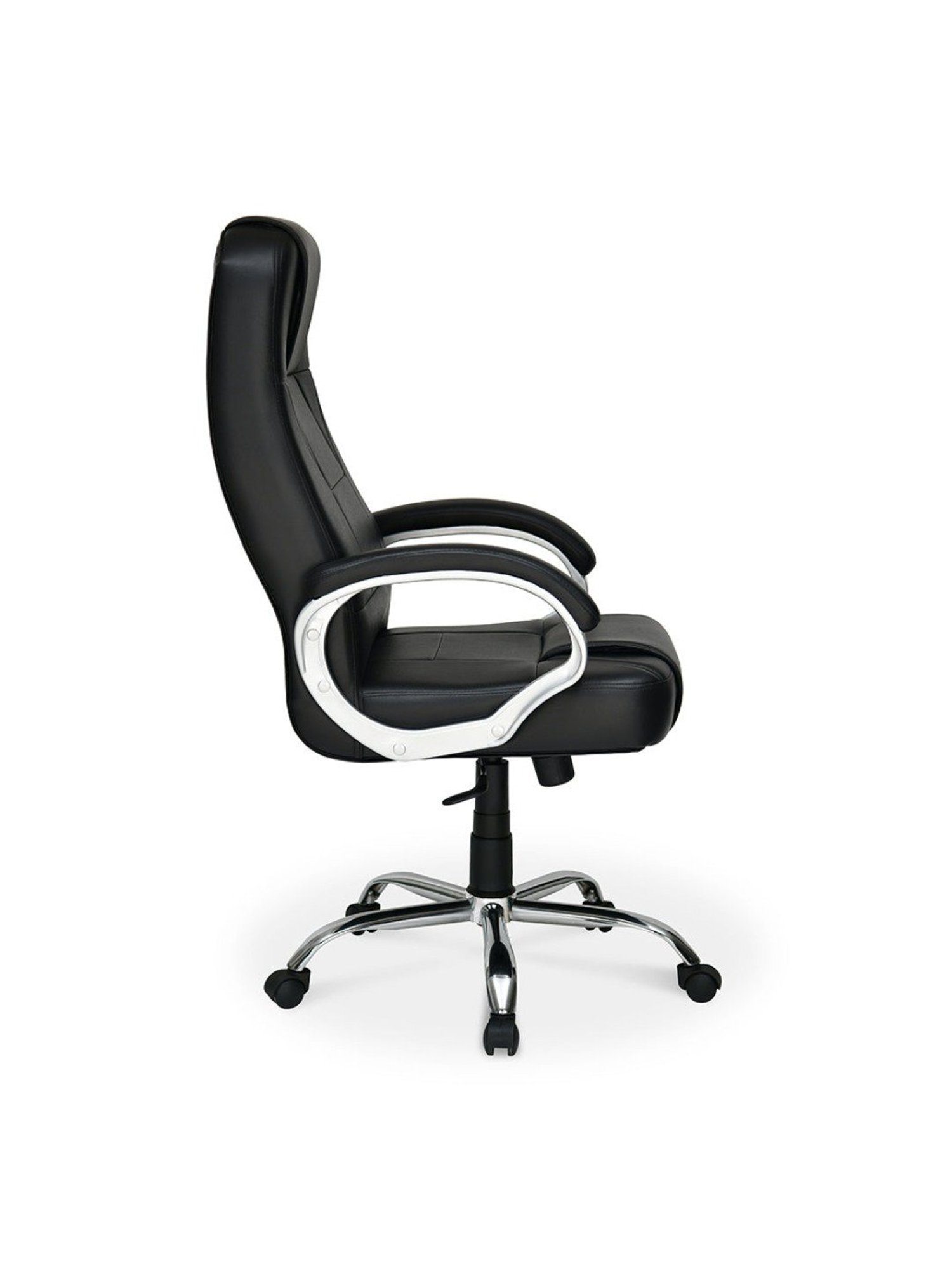 Nilkamal Mega Black Engineered Wood Office Chair