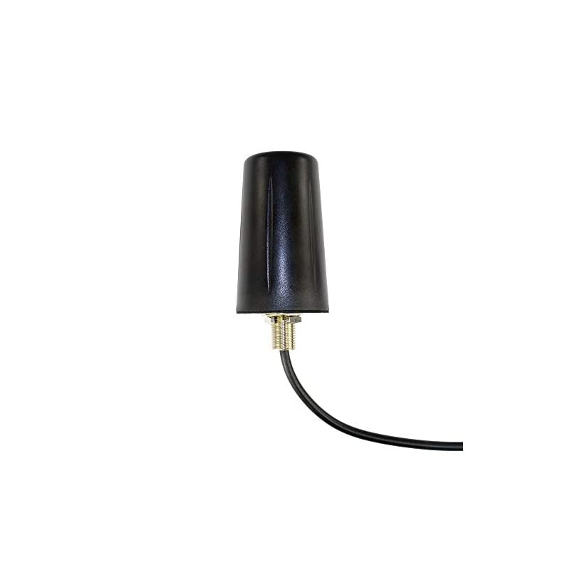 Vandal Resistant Low Profile 3G/4G/LTE Omni-Directional Antenna - 3-5 dBi Gain - Fixed Mount - 10 ft Coax Lead - for Cisco, Cradlepoint, Digi, Novatel, Pepwave, , Sierra Wireless, and Others
