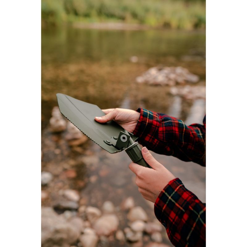 Stansport 25" GI Style Folding Shovel Olive Drab Green