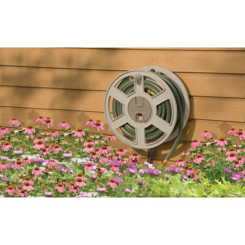 Suncast Swivel Smart Trak Hose Hideaway 225 Foot Hose Reel Storage Bin (3 Pack)